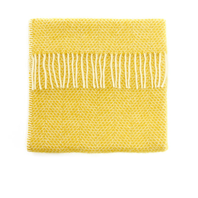 Pram Blanket Beehive Yellow